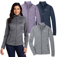 Port Authority® Ladies Digi Stripe Fleece Jacket